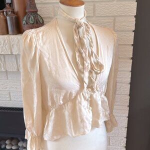 Zara cropped Bohemian top PTP 20 inches clearance price